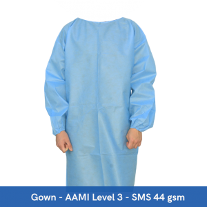 PhuTuong Isolation Gown AAMI LEVEL 3 – SMS 44GSM